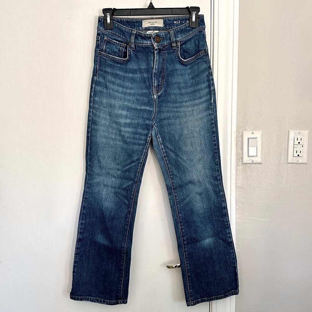 Max Mara Weekend Cropped Flare Denim Jeans